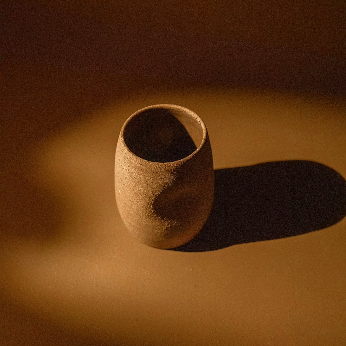 Mocha Stone Pinch Cup