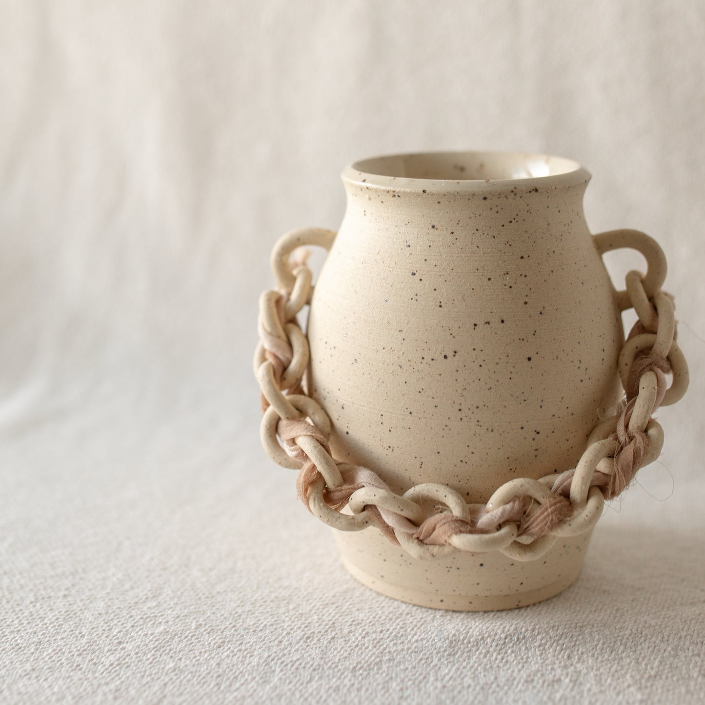 Chain Bud Vase | Blush
