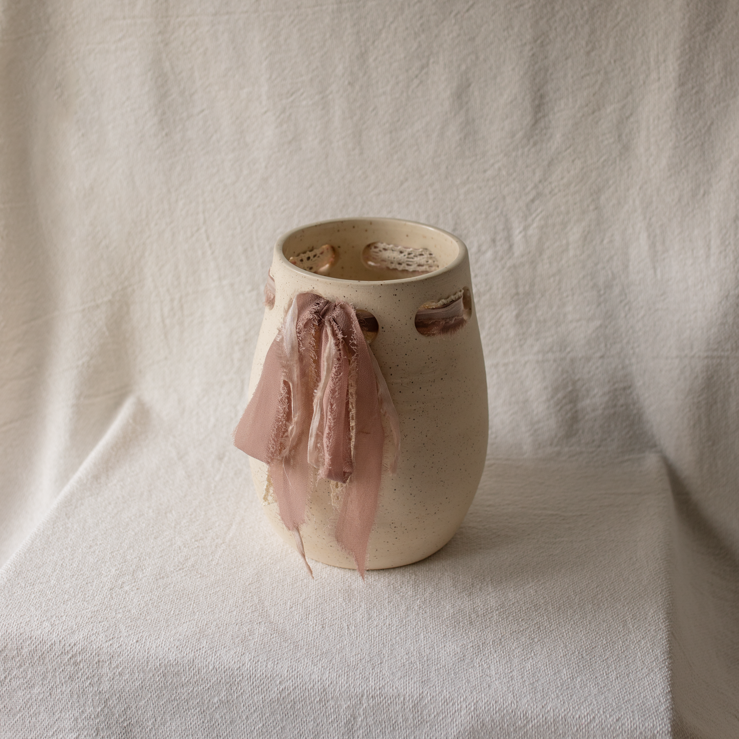 Woven Vase | Blush