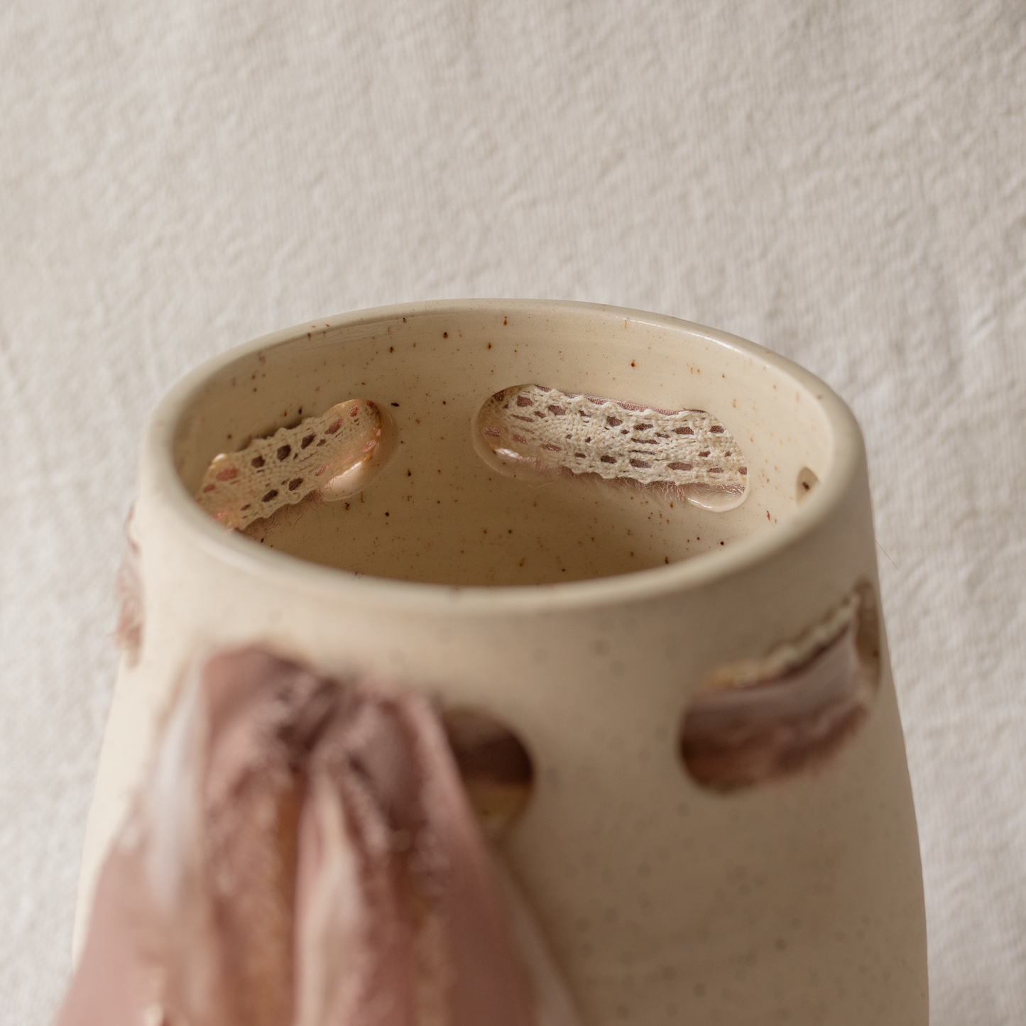 Woven Vase | Blush