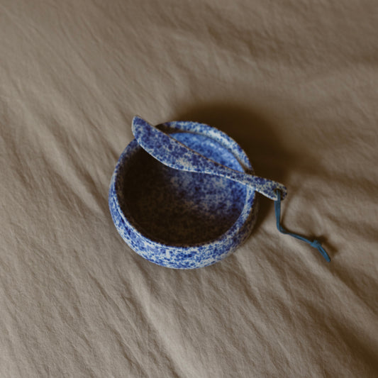 Bowl & Spreader | Blu Speckle