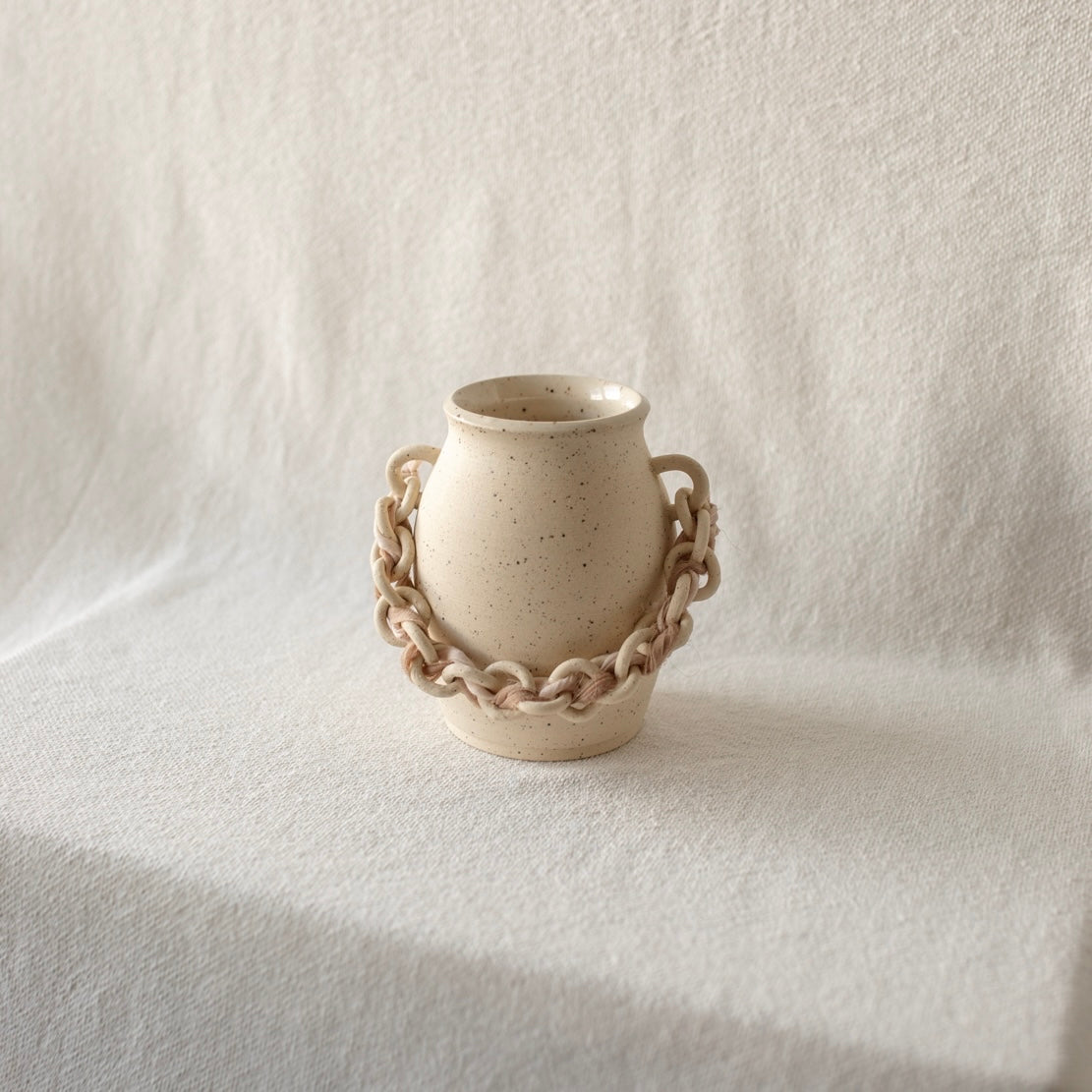 Chain Bud Vase | Blush