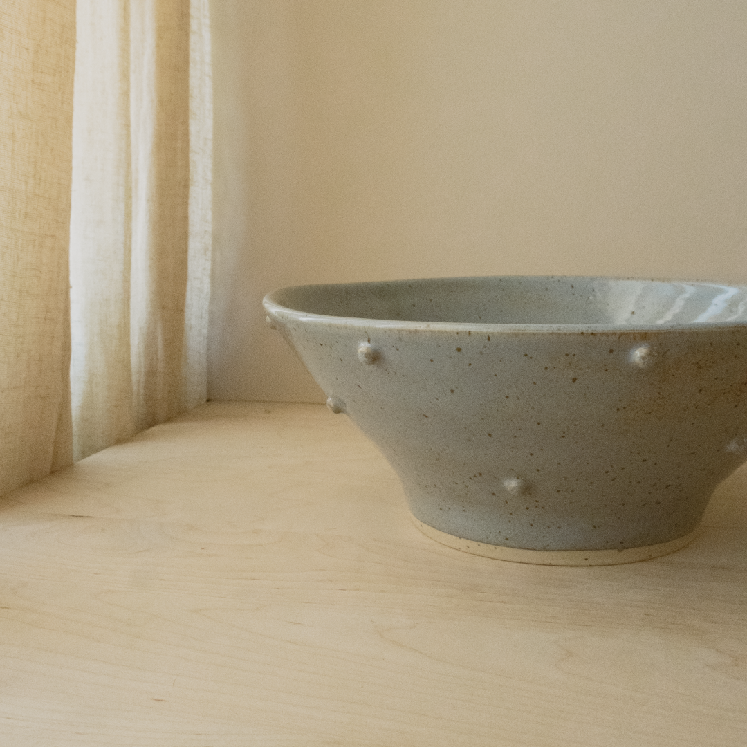 Dotted Serving Bowl | Sky