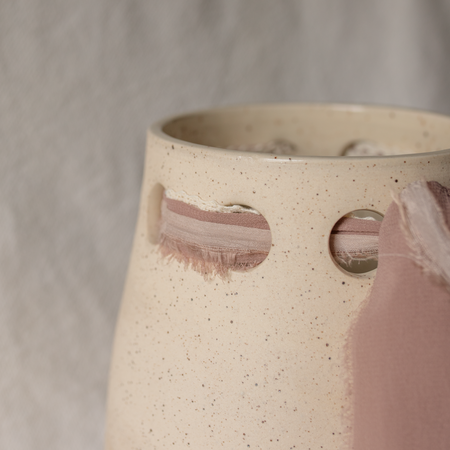 Woven Vase | Blush